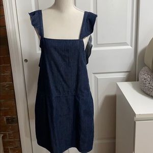 Jean overall skirt